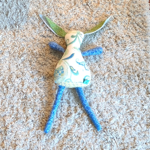 Hand Crafted Bunny Rag Doll - Picture 4 of 4